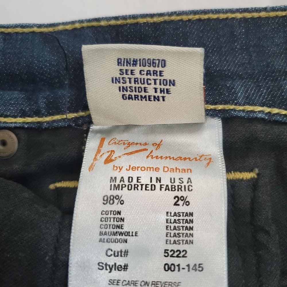 Citizens Of Humanity Women's Kelly Stretch Low Waist Bootcut Jeans Size 28 - Picture 16 of 16